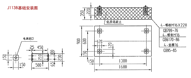 J113B型(25噸)250千牛臥式冷室壓鑄機